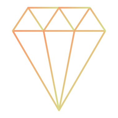 Abstract diamond icon vector illustration