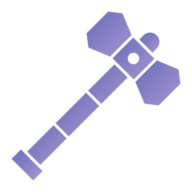 Çekiç. Web simgesi basit illüstrasyon