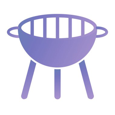 Izgara ikonu. vektör illüstrasyonu