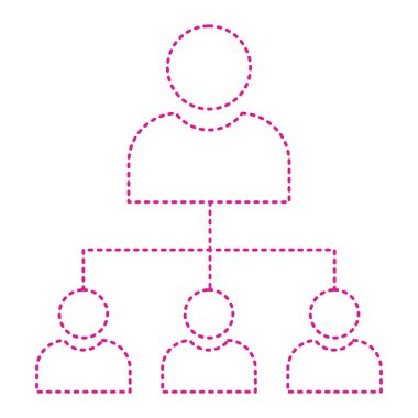 ağ bağlantısı vektör illüstrasyonu