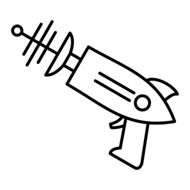 satellite dish icon. outline hand grenade vector illustration symbol for web design isolated on white background