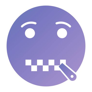 üzgün yüz simgesi, vektör illüstrasyonu