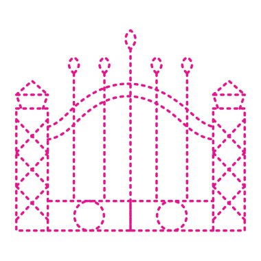 vector illustration of a princess icon