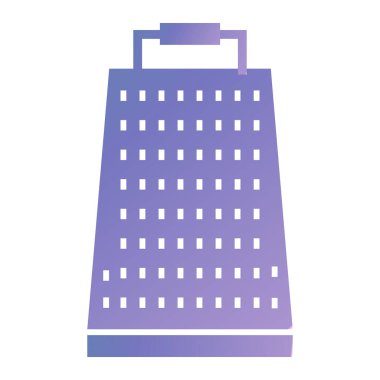 Bina. Web simgesi basit illüstrasyon