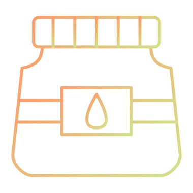 Kavanoz ikonu vektör illüstrasyonu