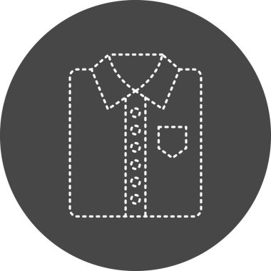 Gömlek. Web simgesi basit illüstrasyon