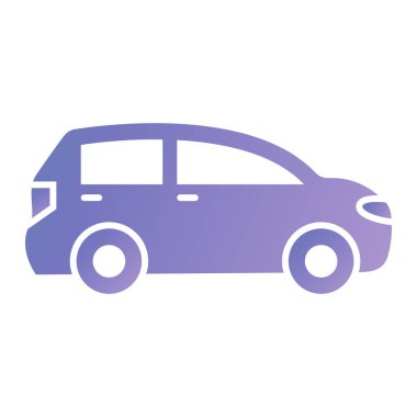 - Araba. Web simgesi basit illüstrasyon