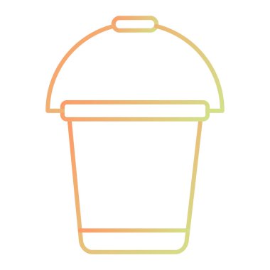 Kova. Web simgesi basit tasarım