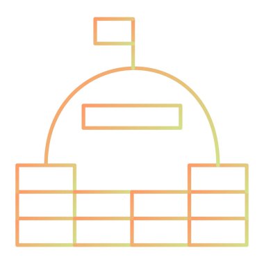 Construction web icon simple illustration