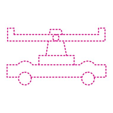 vector illustration of thin modern icon isolated on background