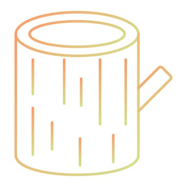 stump simgesinin vektör illüstrasyonu