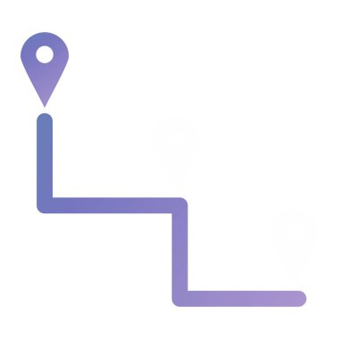 konum. Web simgesi basit illüstrasyon