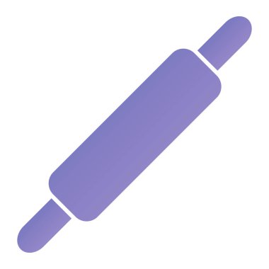 rolling pin icon. simple illustration of baseball bat vector. isolated flat style