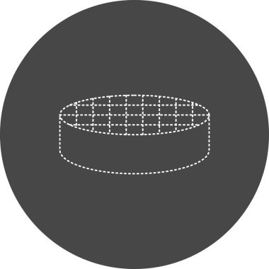 Sieve simgesinin vektör illüstrasyonu 