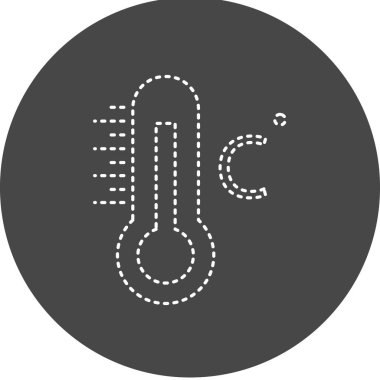 Celsius Vector Glyph Icon Design 