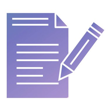 belge simgesi, vektör çizimi