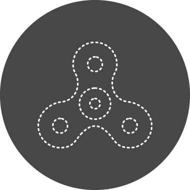 Döndürücü. Web simgesi basit tasarım