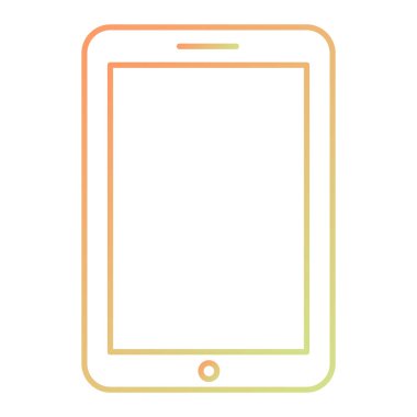 akıllı telefon simgesi vektör illüstrasyonu