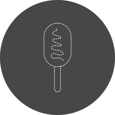 vector illustration of Corn Dog icon
