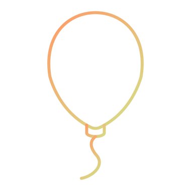 balloon icon. flat illustration of balloons vector symbol for web design