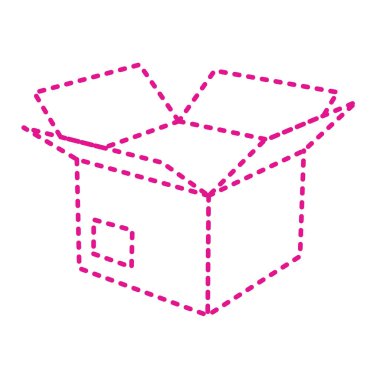 kutu vektör çizimi tasarımı