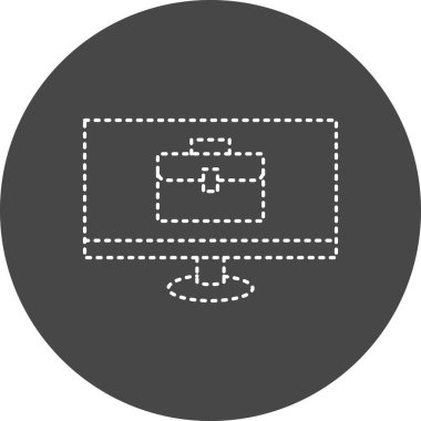 E-ticaret. Web simgesi basit tasarım