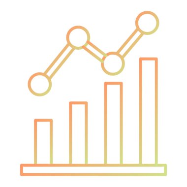 grafik ikonu vektör illüstrasyonu
