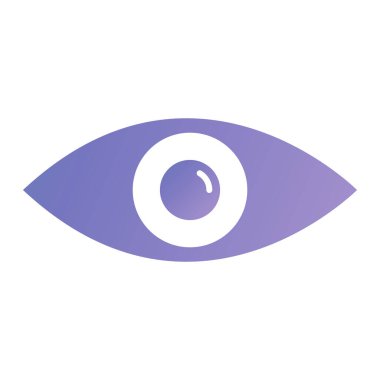 Göz simgesi vektör illüstrasyonu