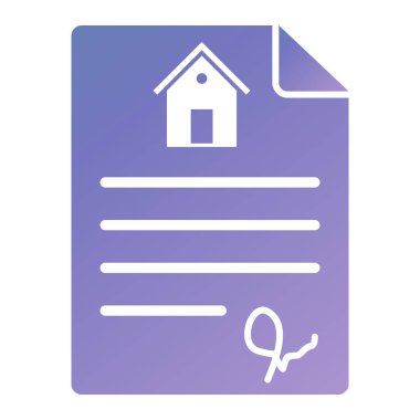 Bir belge simgesinin vektör illüstrasyonu