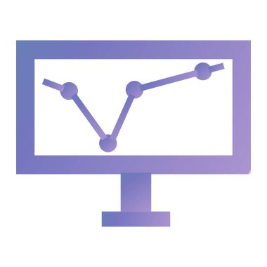 Bilgisayar monitörü. Web simgesi