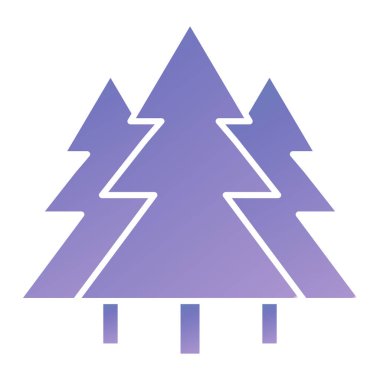 Noel ağacı simgesi vektör illüstrasyonuName