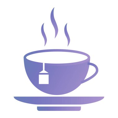 Kahve fincanı ikonu. vektör illüstrasyonu