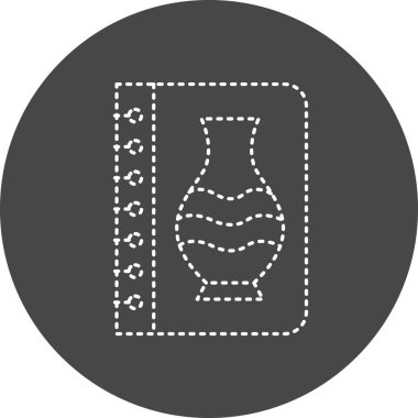 Kitap simgesinin vektör illüstrasyonu 