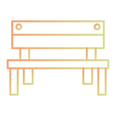 wooden table icon. outline illustration of wood vector icons for web
