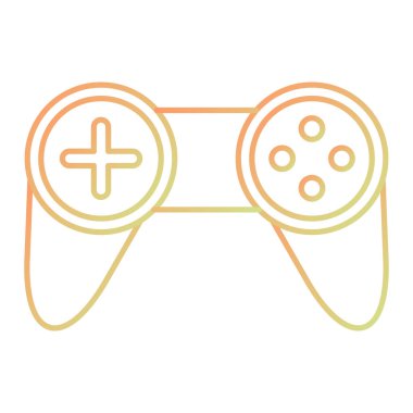 gamepad simgesi vektör illüstrasyonu