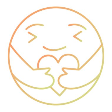 line drawing of a sad face