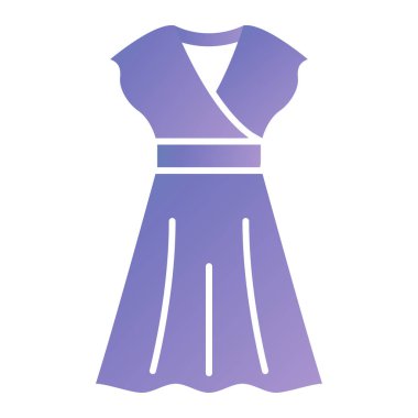 Giysi vektör simgesi. Düz çizim. 10 saniye.