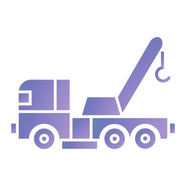 Modern oto tamir simgesinin vektör illüstrasyonu