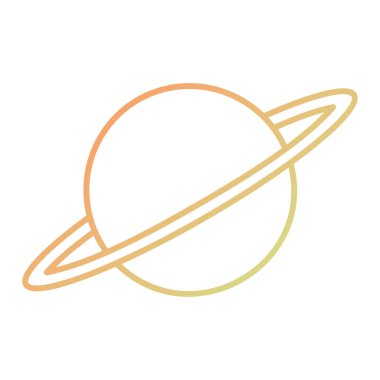 Uzay simgesi vektör illüstrasyonu