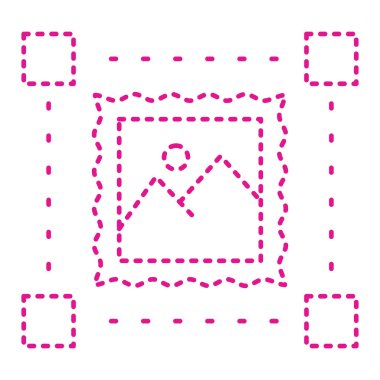 square picture. simple illustration