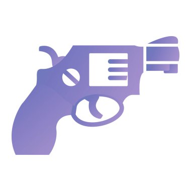 Bir silah simgesinin vektör illüstrasyonu