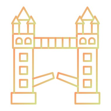 Kale simgesinin vektör illüstrasyonu