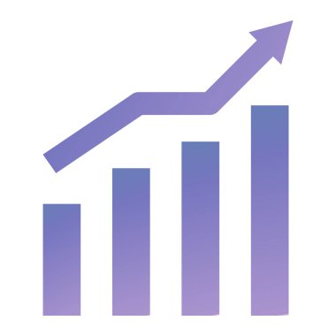 bar çizelgesi simgesi, vektör illüstrasyonu