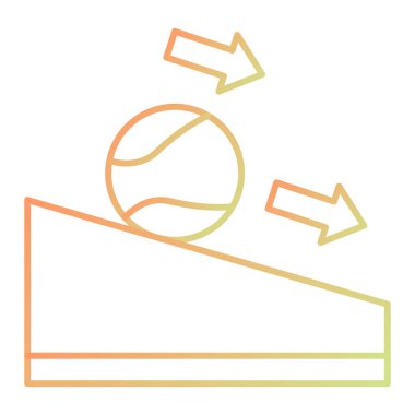 Bir basketbol ikonunun vektör illüstrasyonu