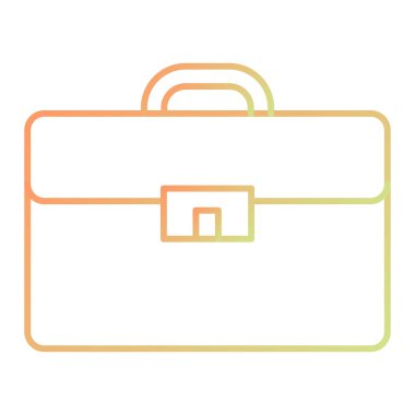 evrak çantası ikonu vektör illüstrasyonu