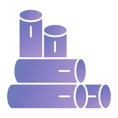 vector illustration of modern b lack icon of barrel