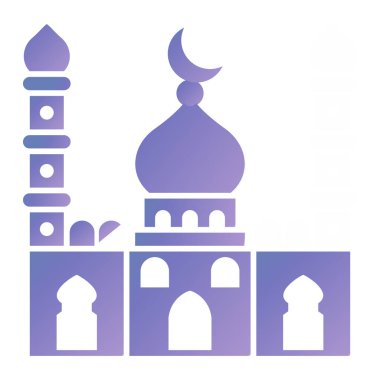 Cami. Web simgesi basit illüstrasyon