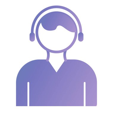 avatar. Web simgesi basit illüstrasyon