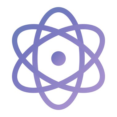 atom. Web simgesi basit tasarım