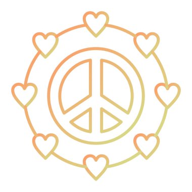 heart shape line icon, concept illustration, outline symbol, vector sign, linear symbols.